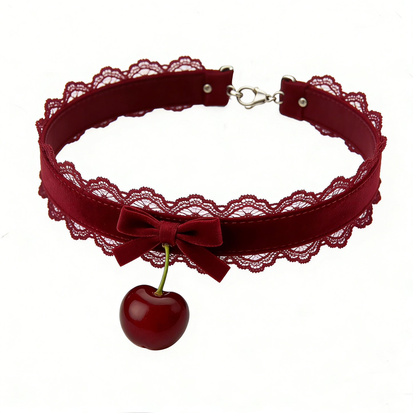 Cherry Lace Choker