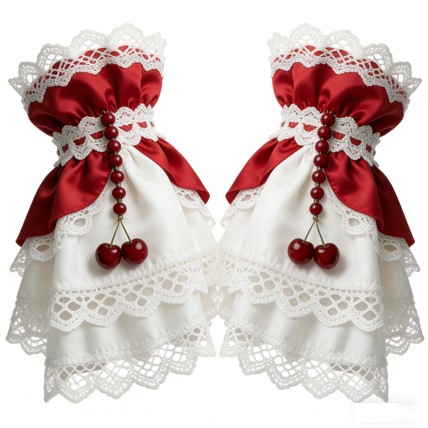 Cherry Lace Arm Sleeves