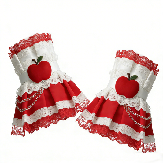 Red Apple Chain Arm Sleeves