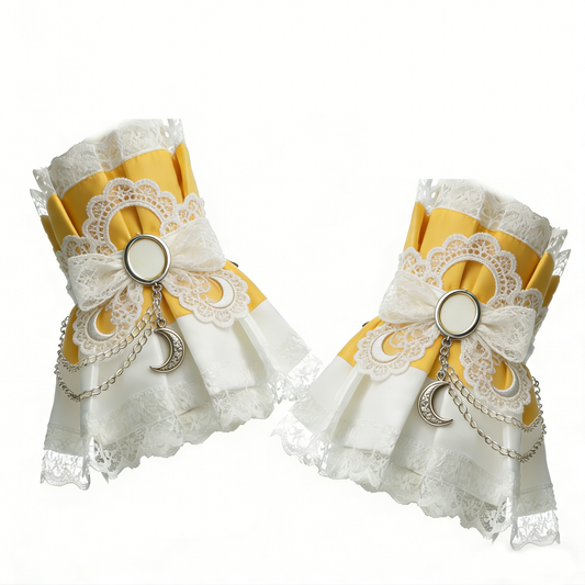 Moon Lace Lolita Wrist Cuffs