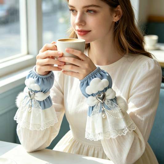 Cloud Heart Arm Sleeves