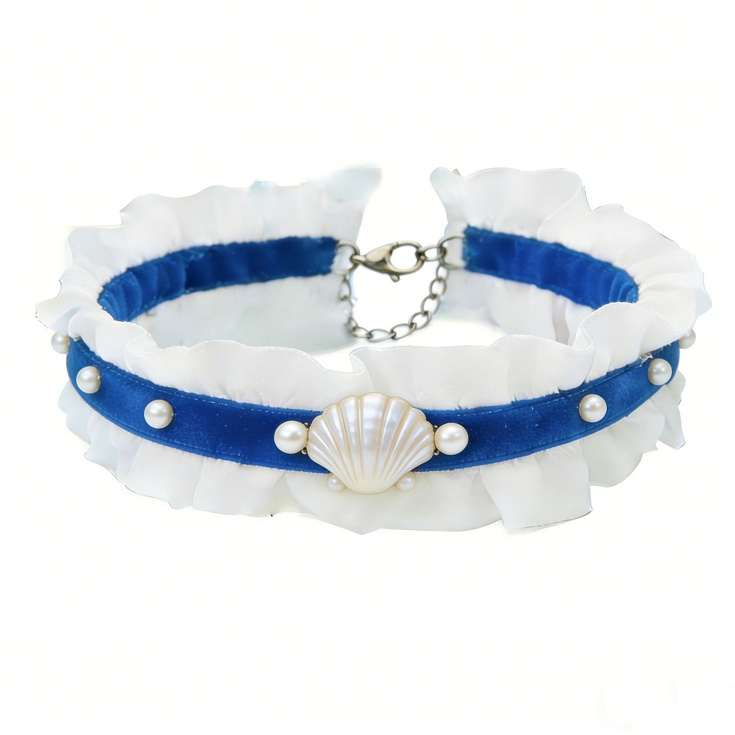 Seashell Ruffle Choker