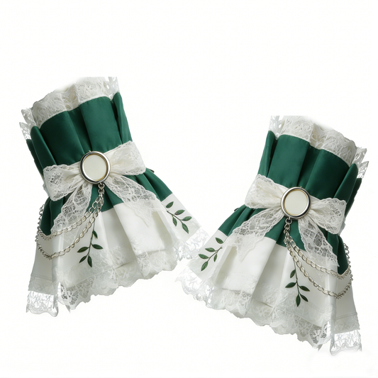 Green Leaf Chain Arm Sleeves