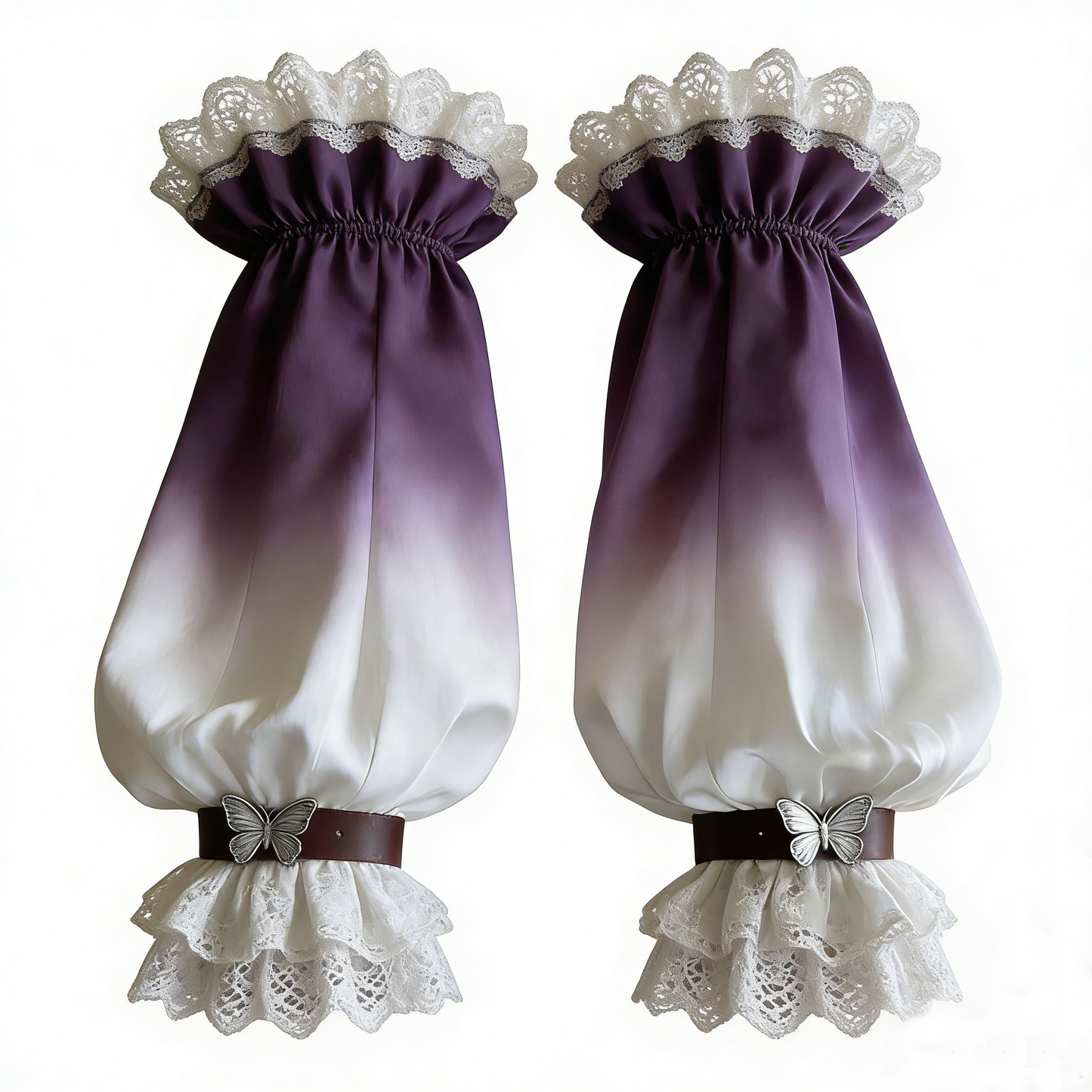 Purple Gradient Butterfly Arm Sleeves