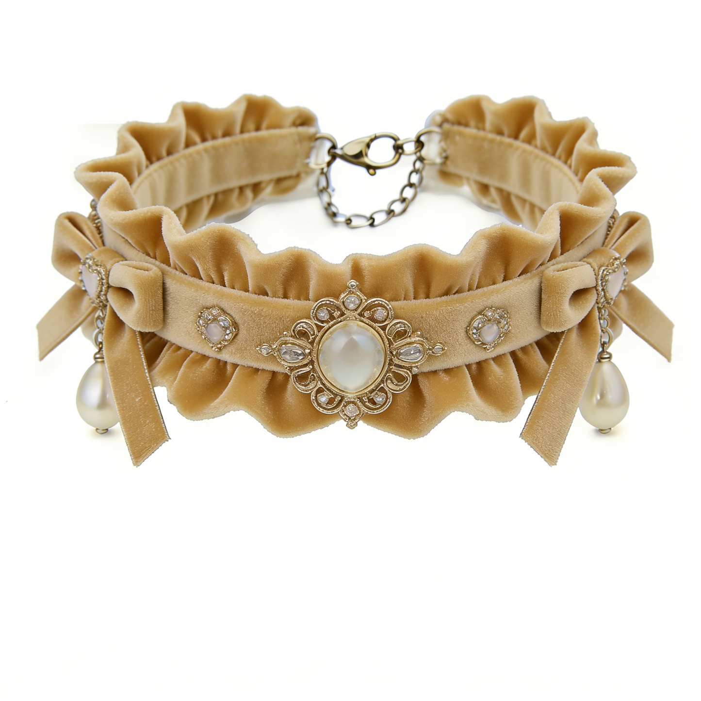 Gold Vintage Gem Choker