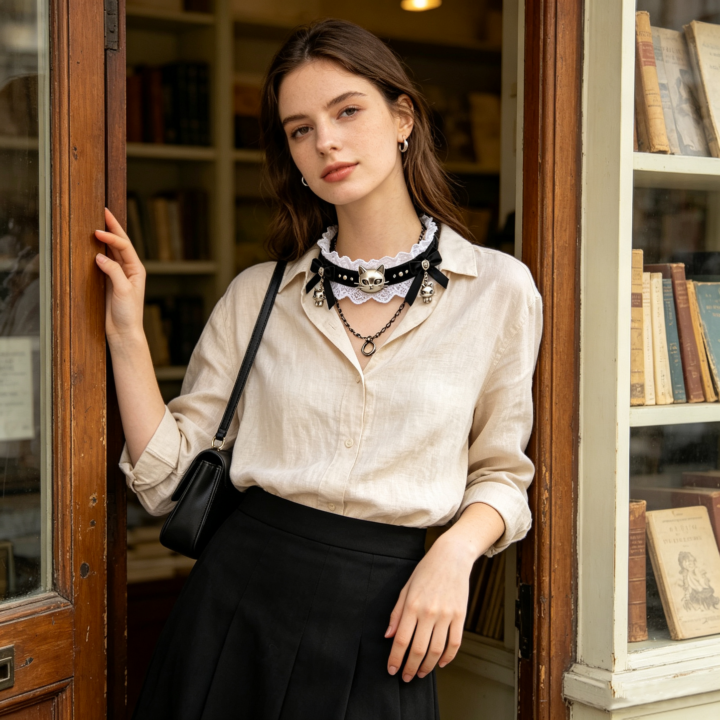 Black Cat Lace Choker