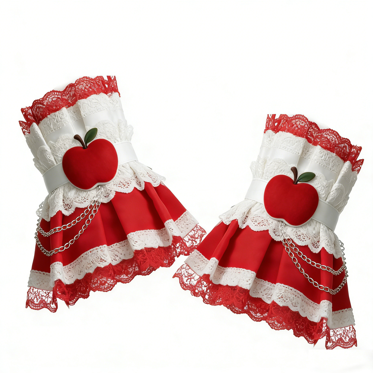 Red Apple Chain Arm Sleeves