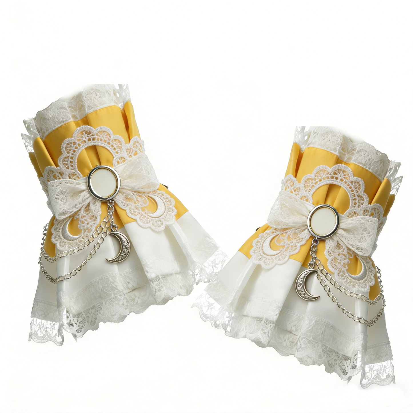 Moon Lace Lolita Wrist Cuffs