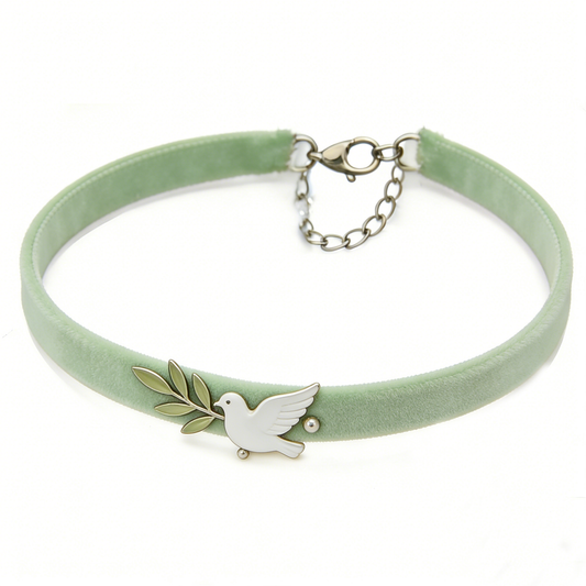 Mint Dove Choker